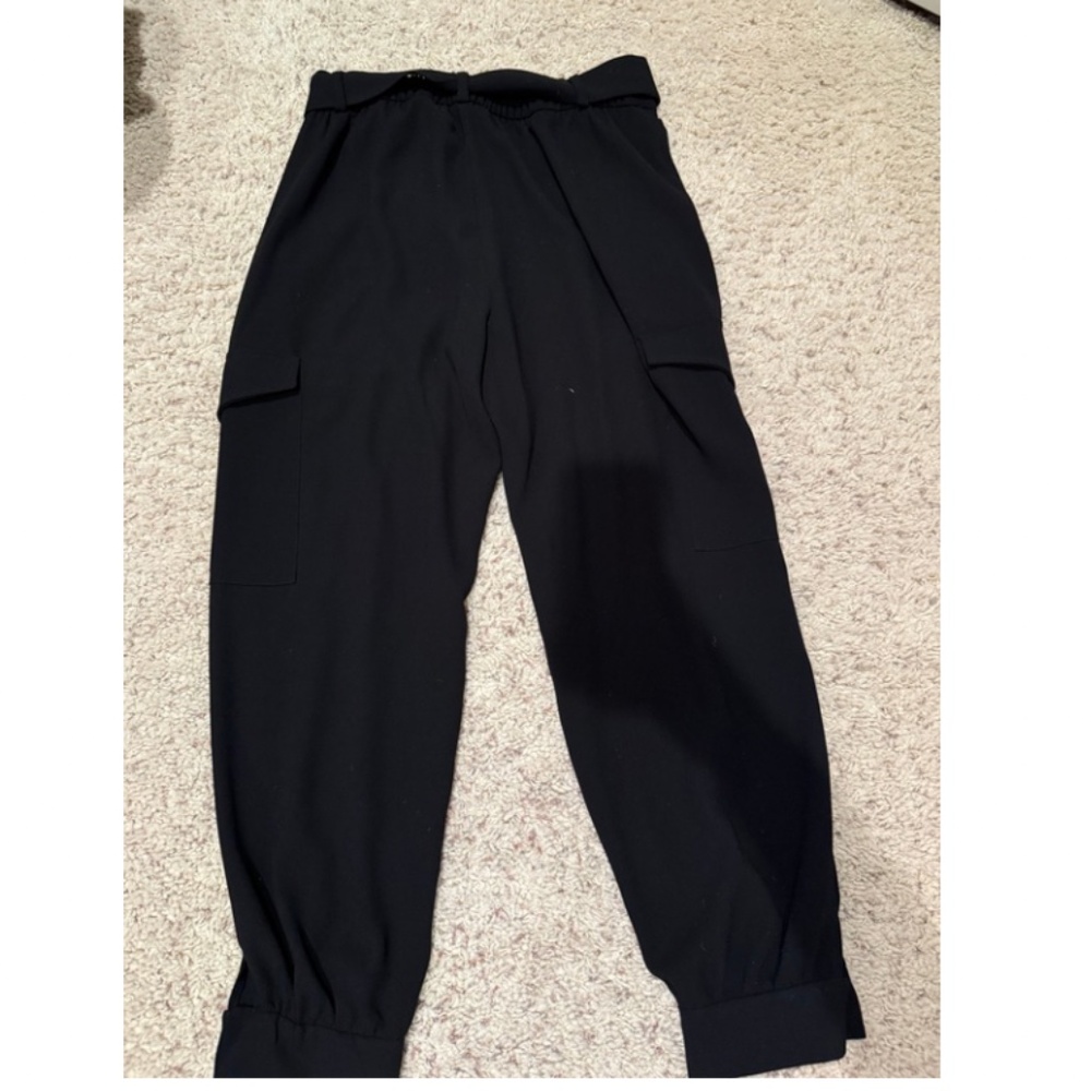 Zara Cargo Belted Trousers Women